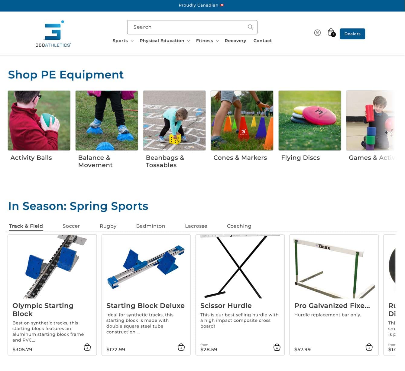 360 Athletics — screenshot